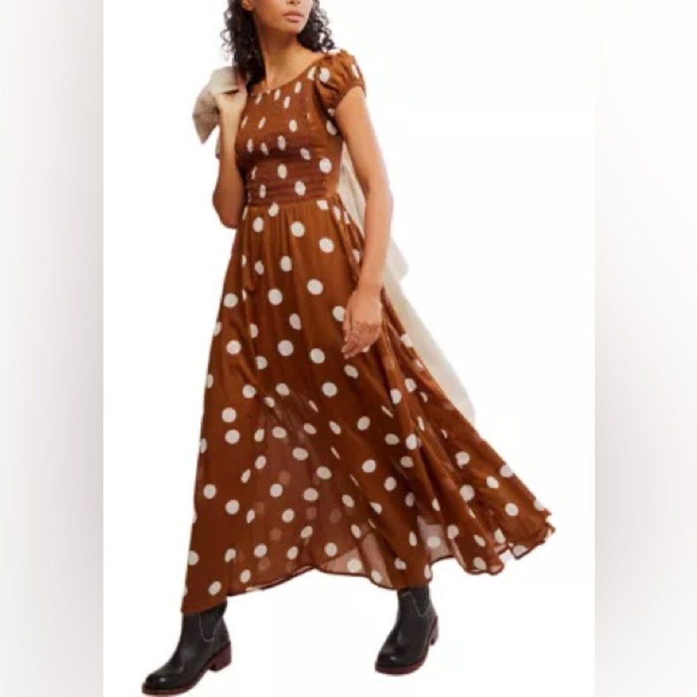 Free People Ultraviolet maxi dress sz S